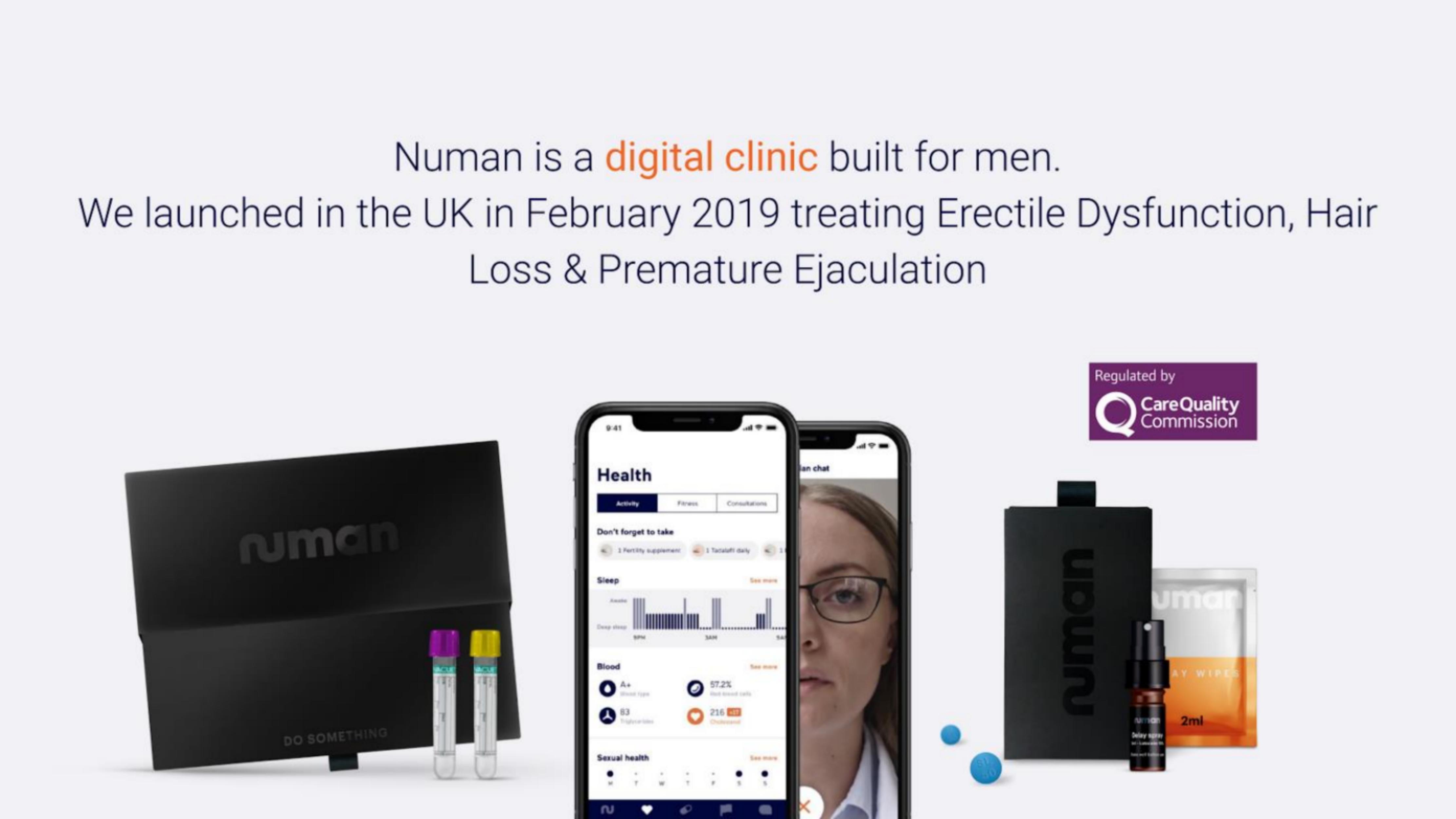 Numan pitch deck cover