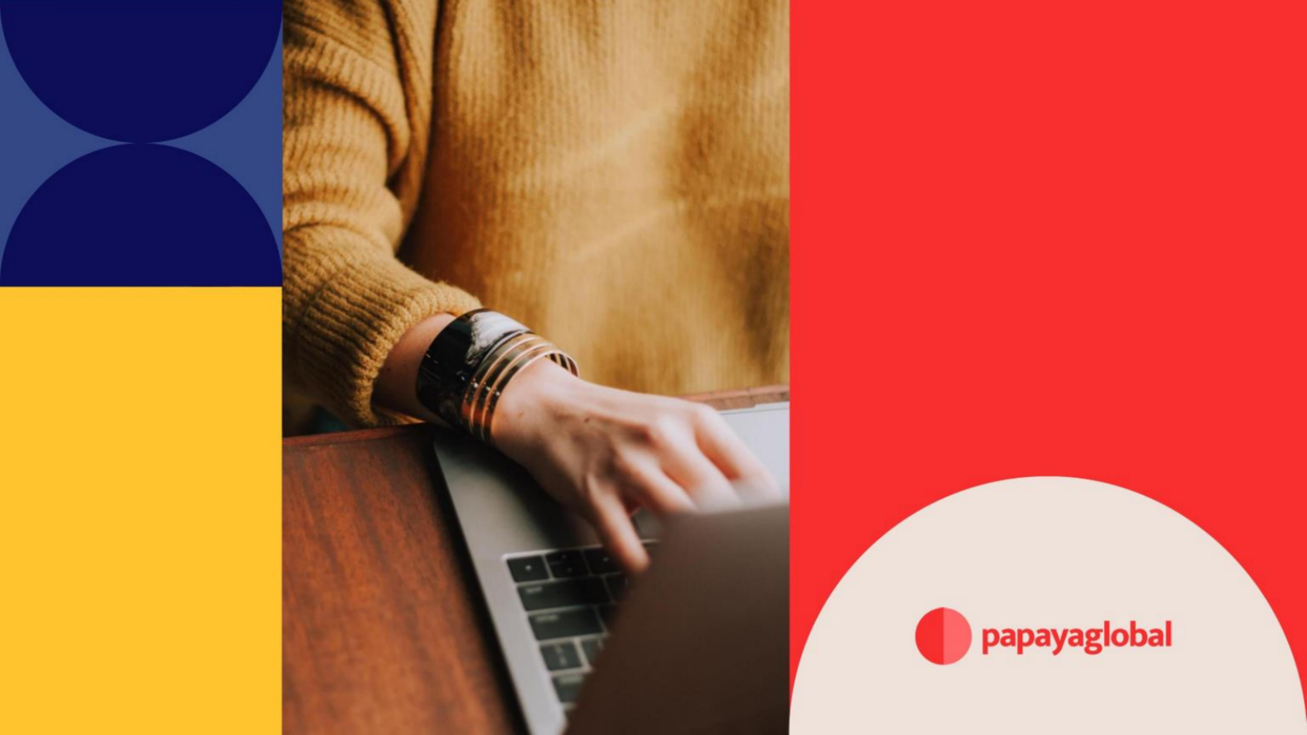 Papaya Global pitch deck cover