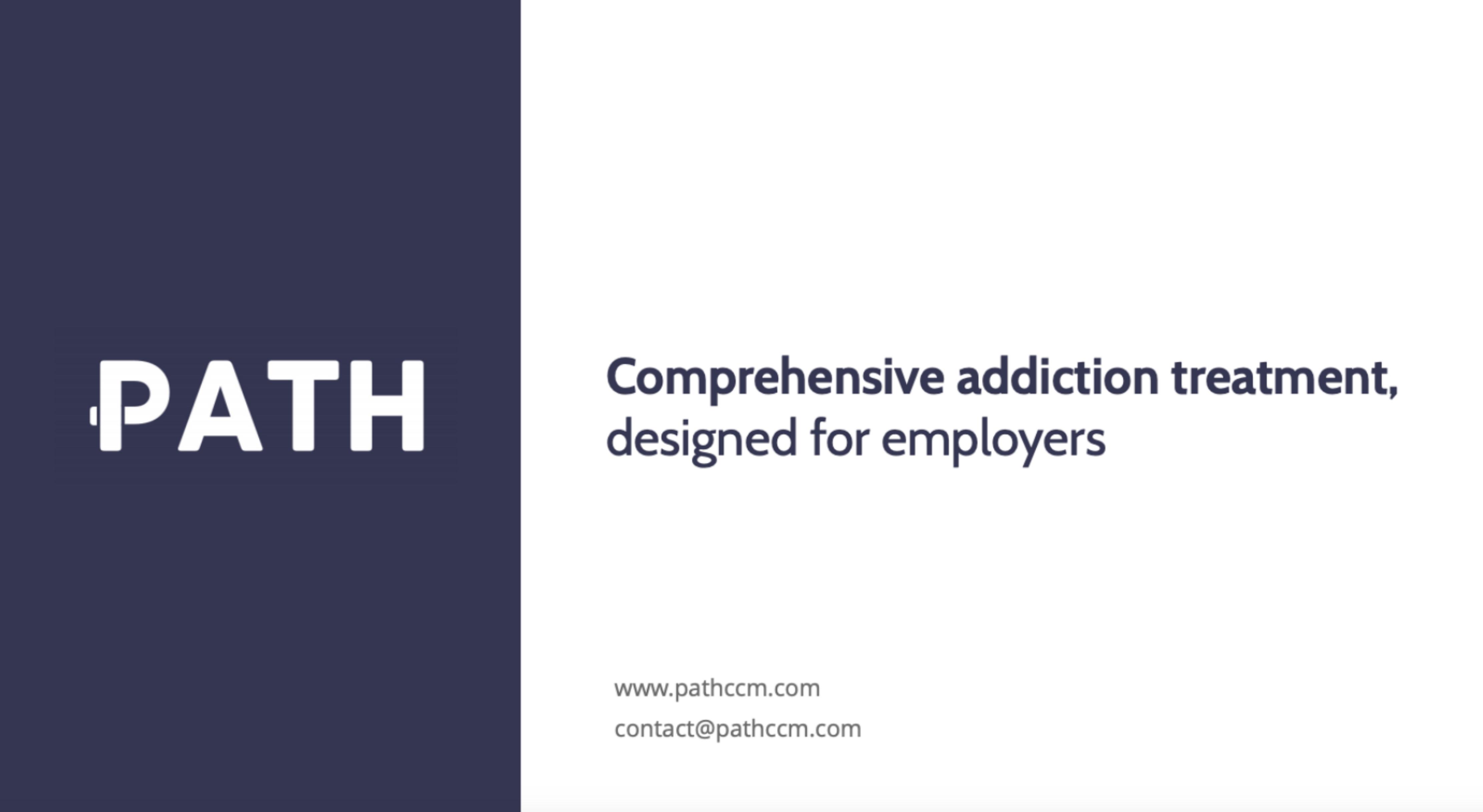 Path pitch deck cover