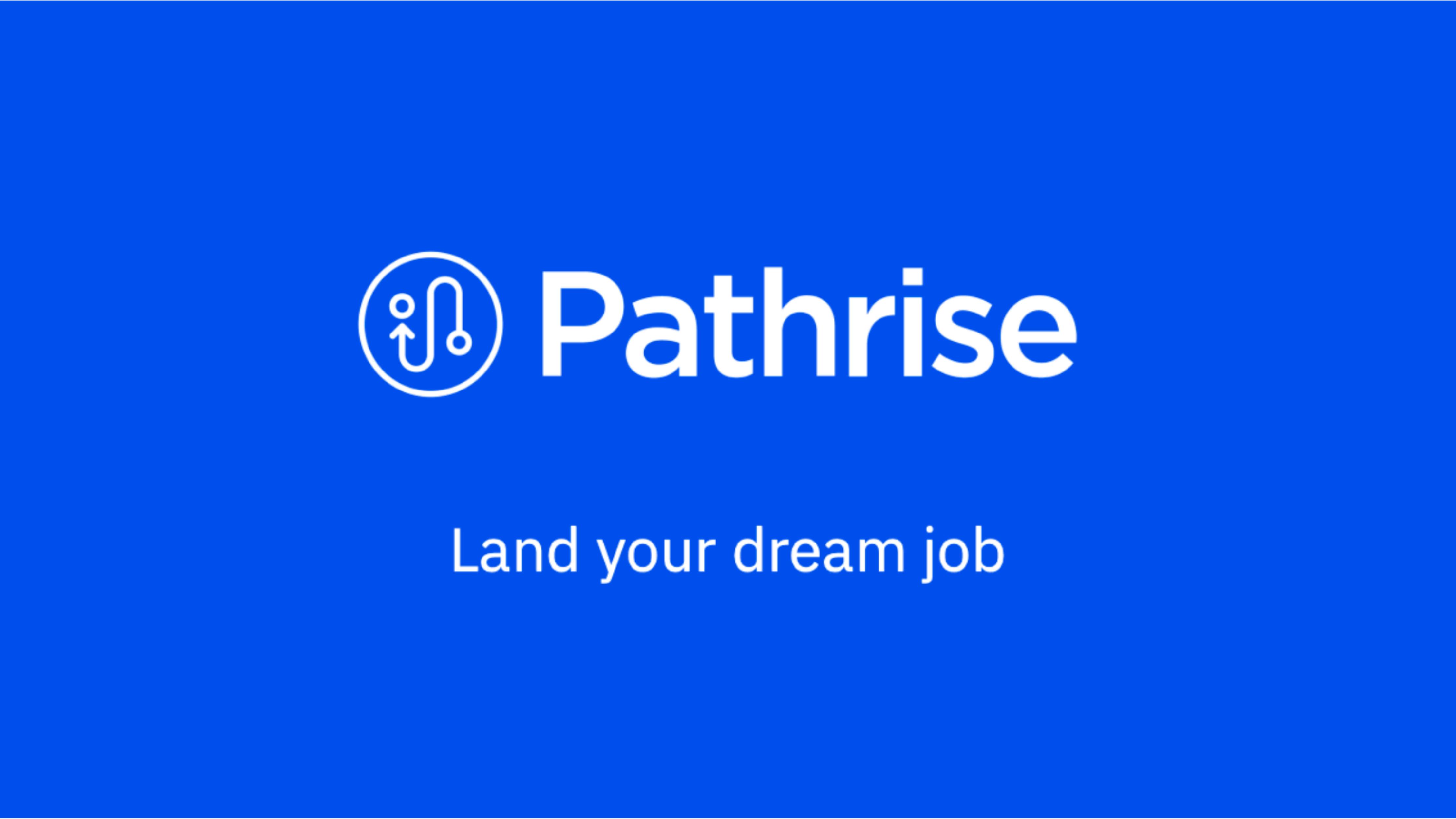 Pathrise pitch deck cover