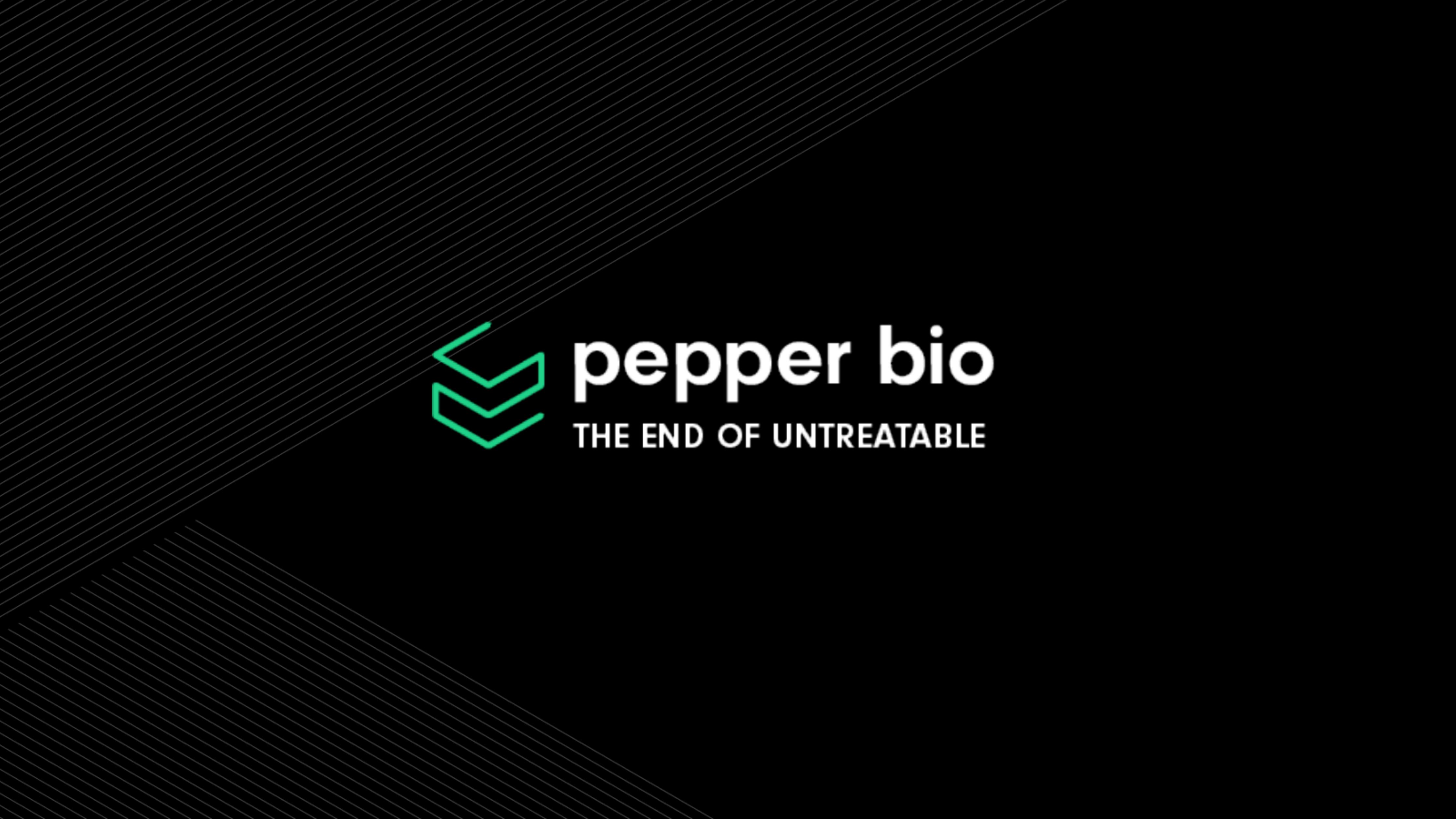 Pepper Bio pitch deck cover