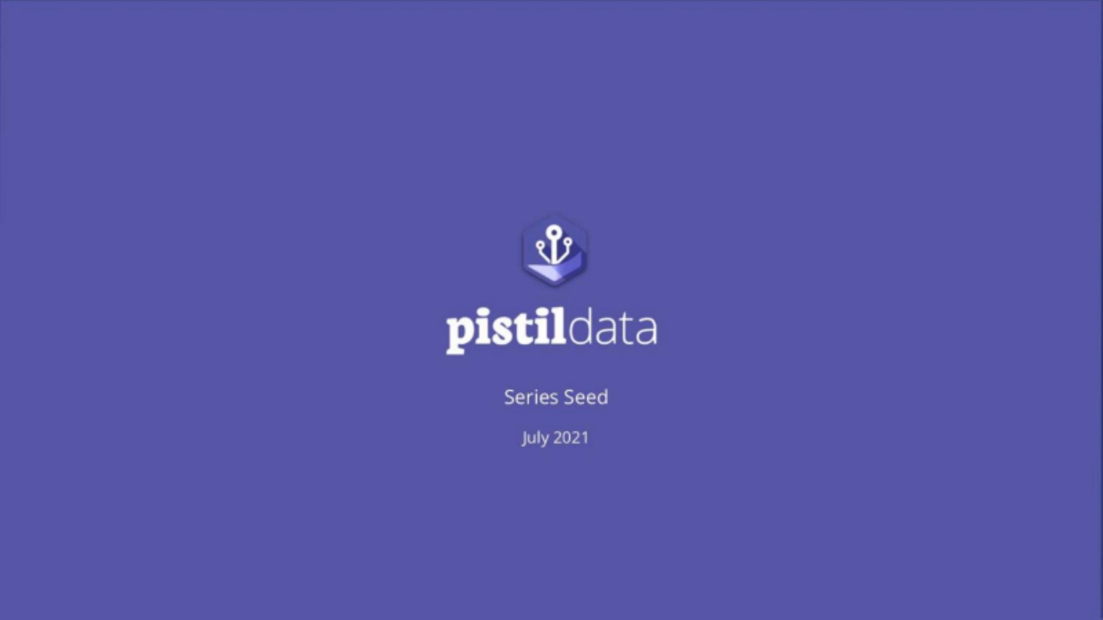Pistil Data pitch deck cover