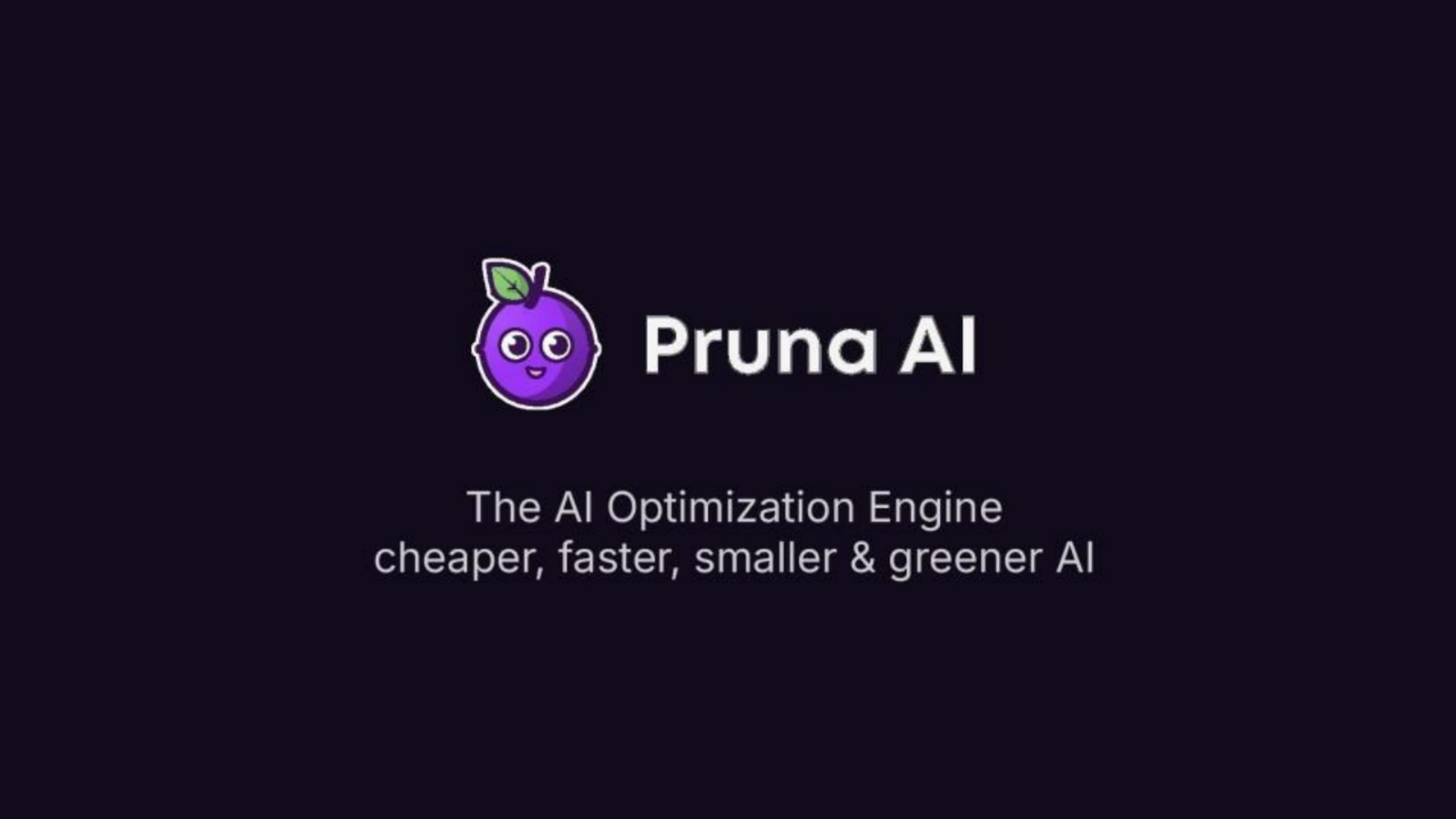 Pruna AI pitch deck cover