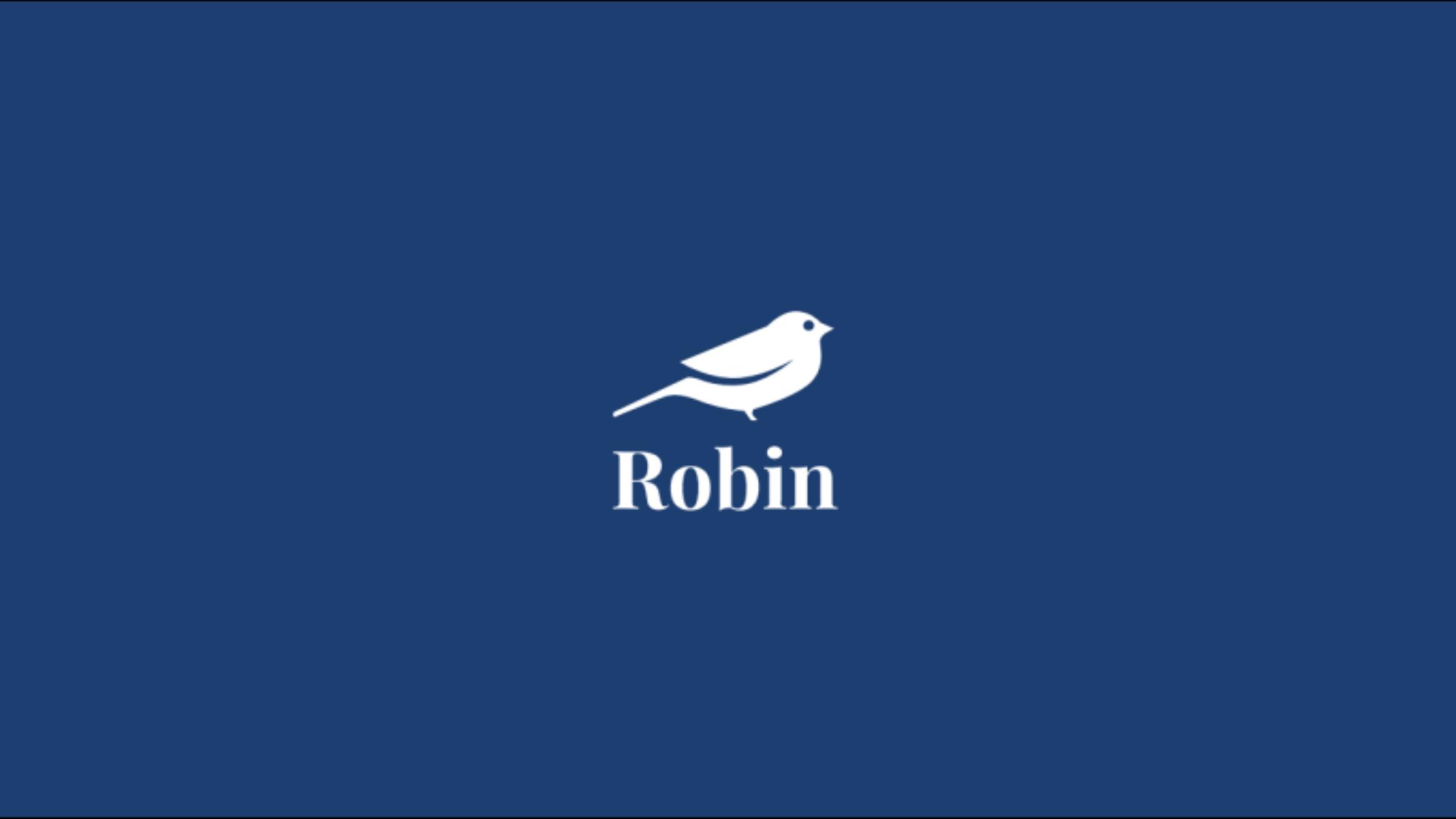 Robin AI pitch deck cover
