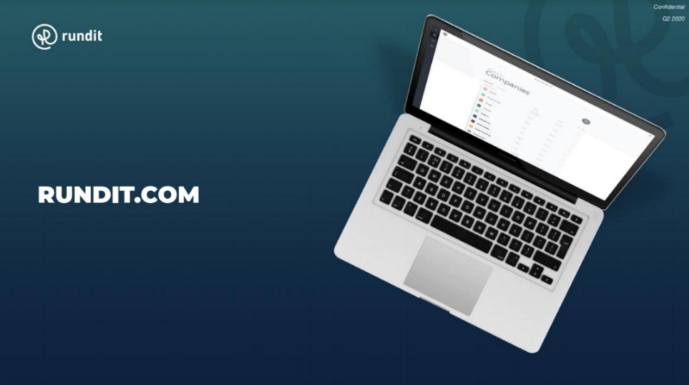Rundit pitch deck cover