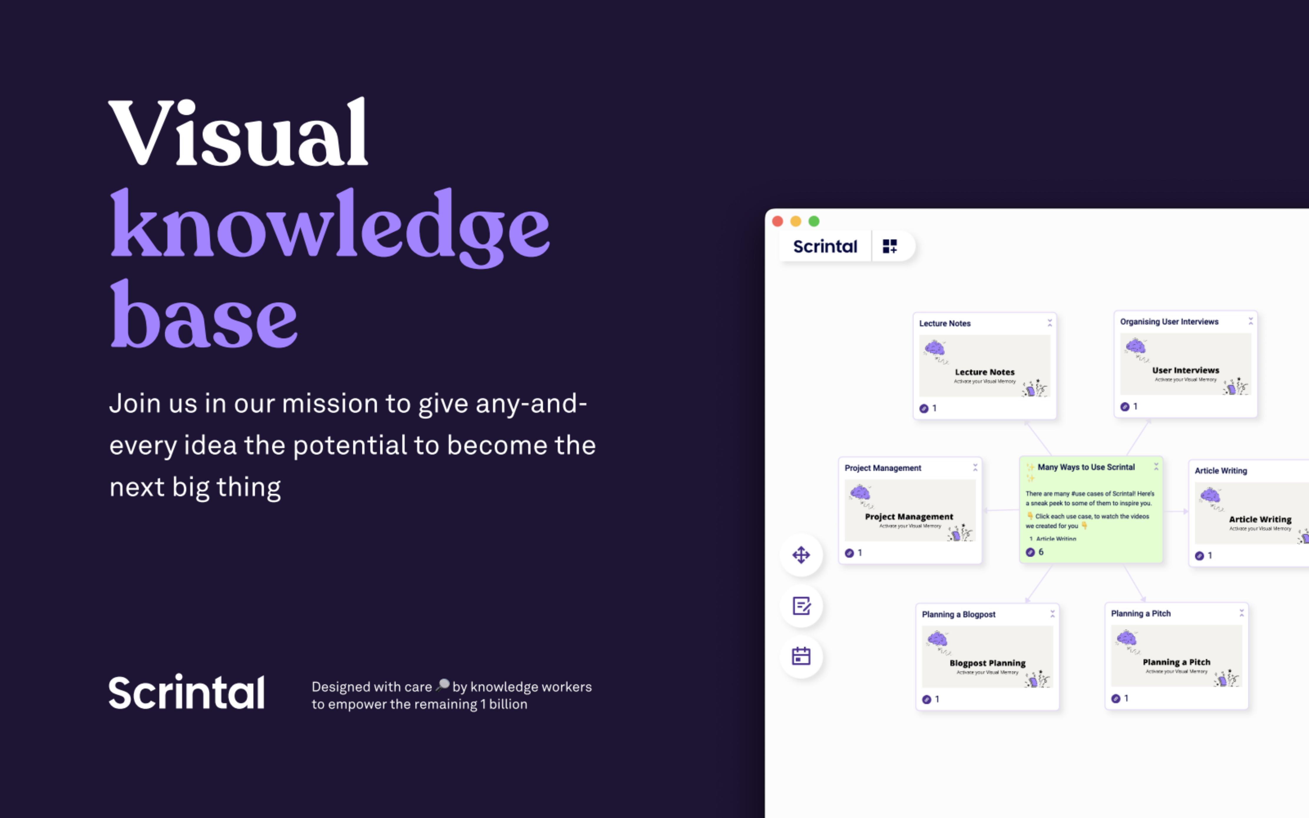 Scrintal pitch deck cover