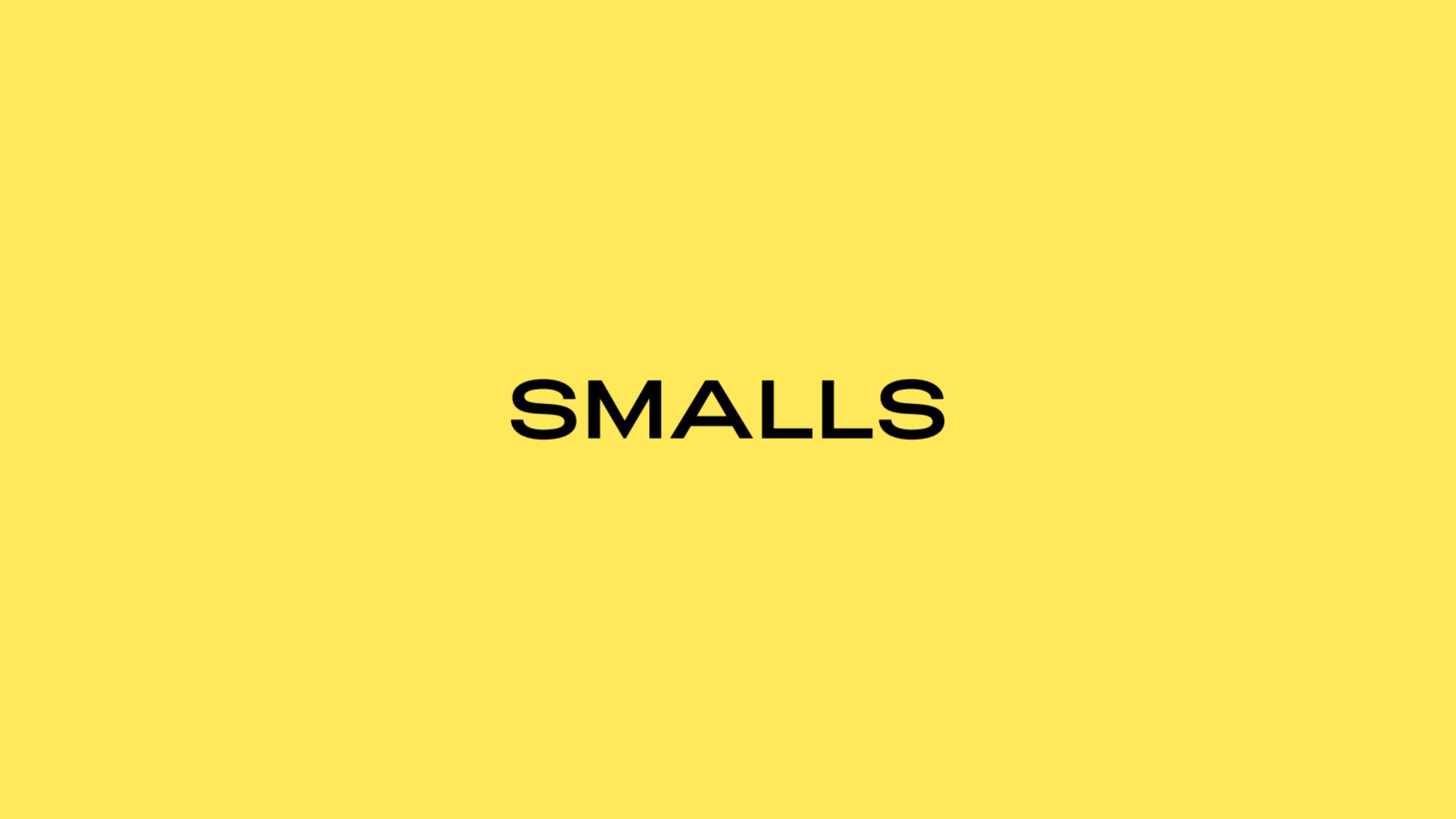 Smalls pitch deck cover