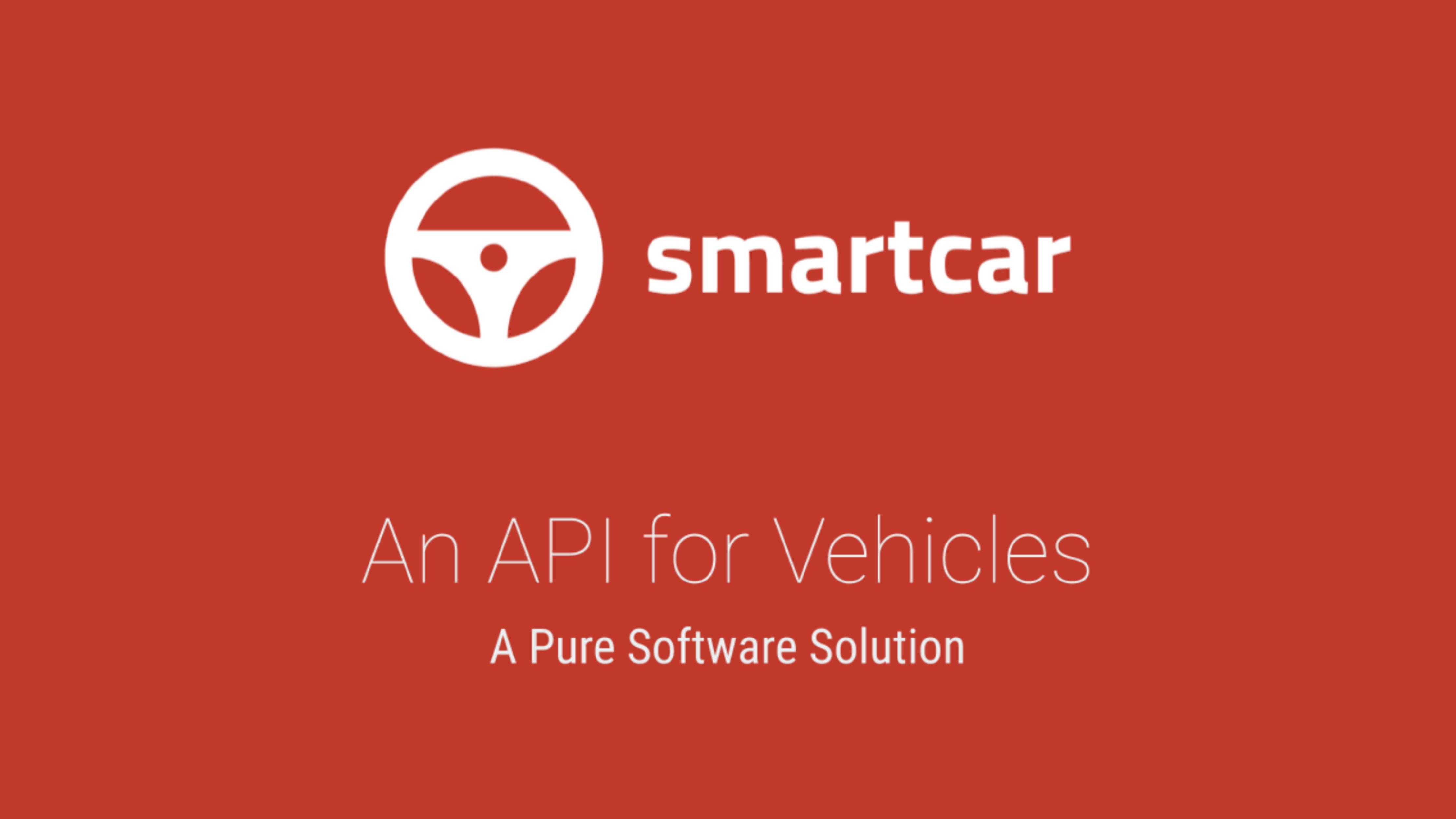 Smartcar pitch deck cover