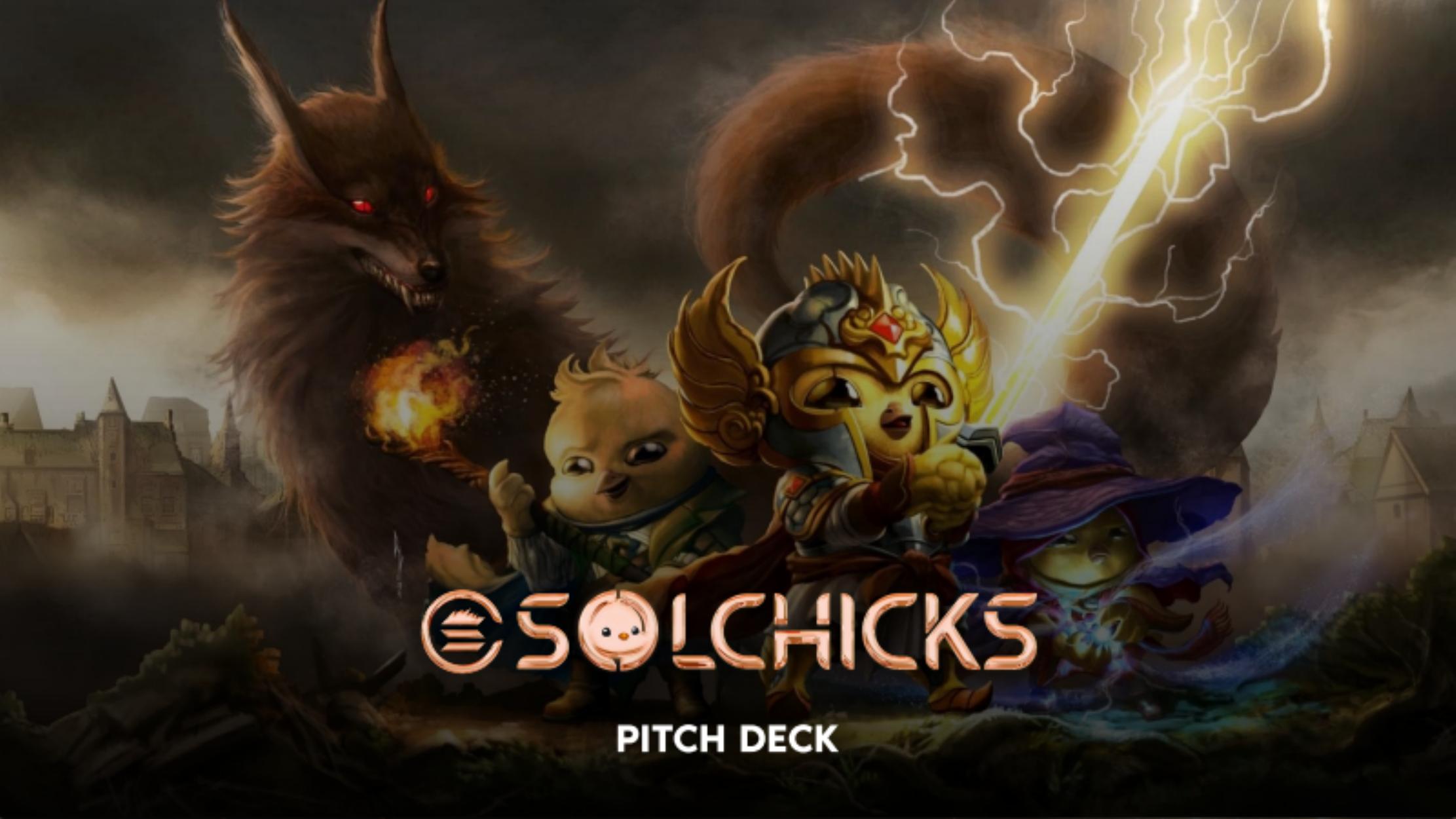 SolChicks pitch deck cover