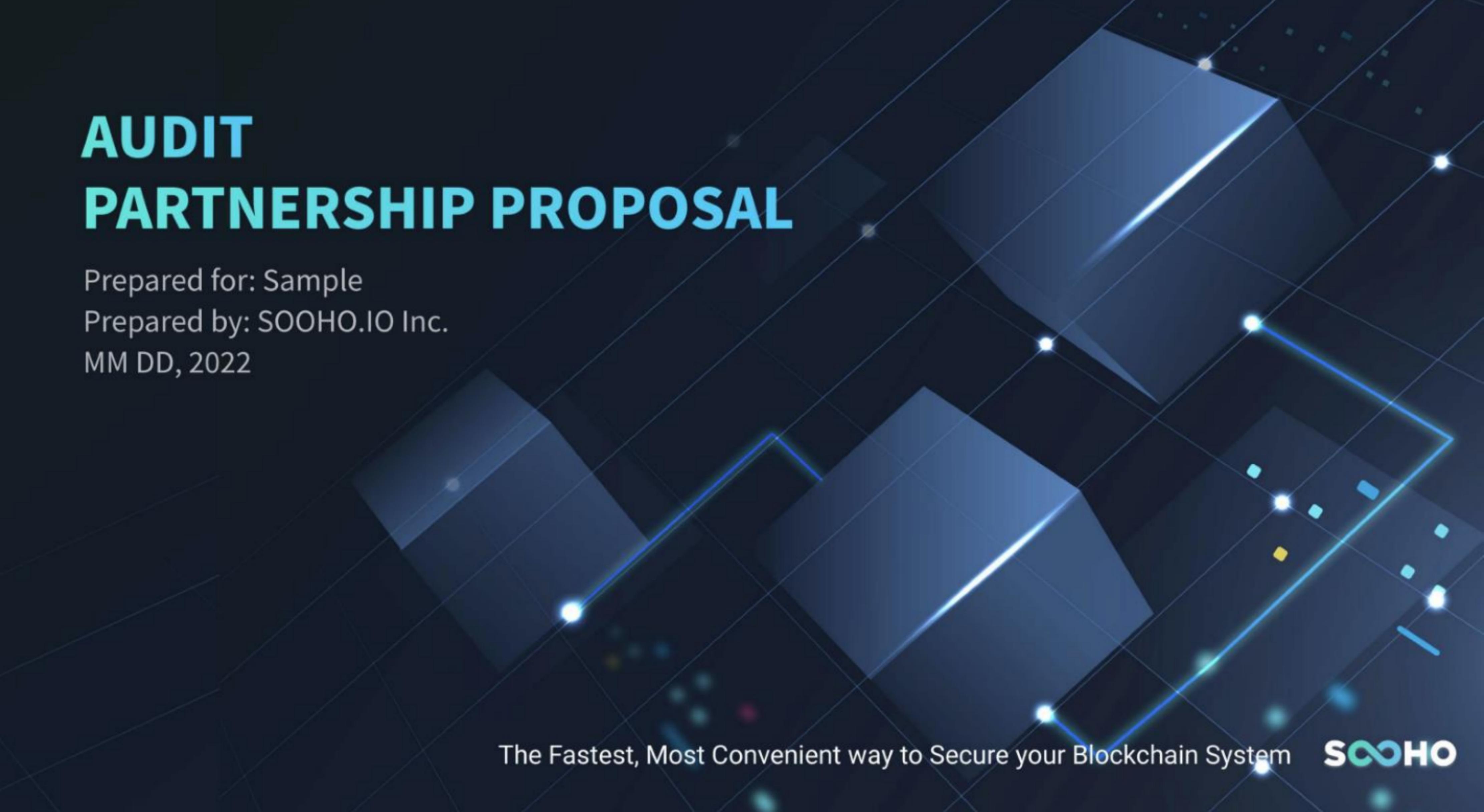 Sooho pitch deck cover