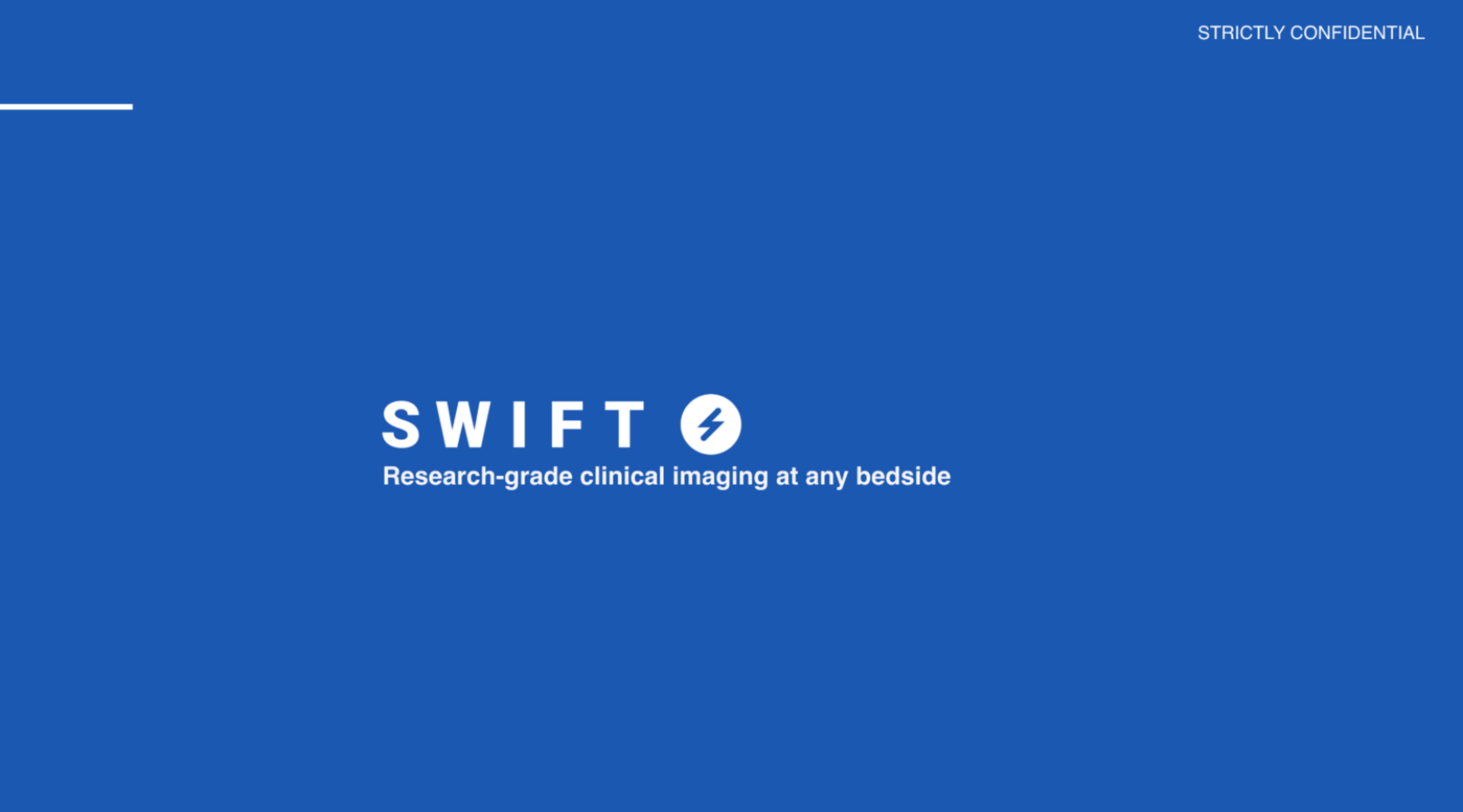 Swift Medical pitch deck cover