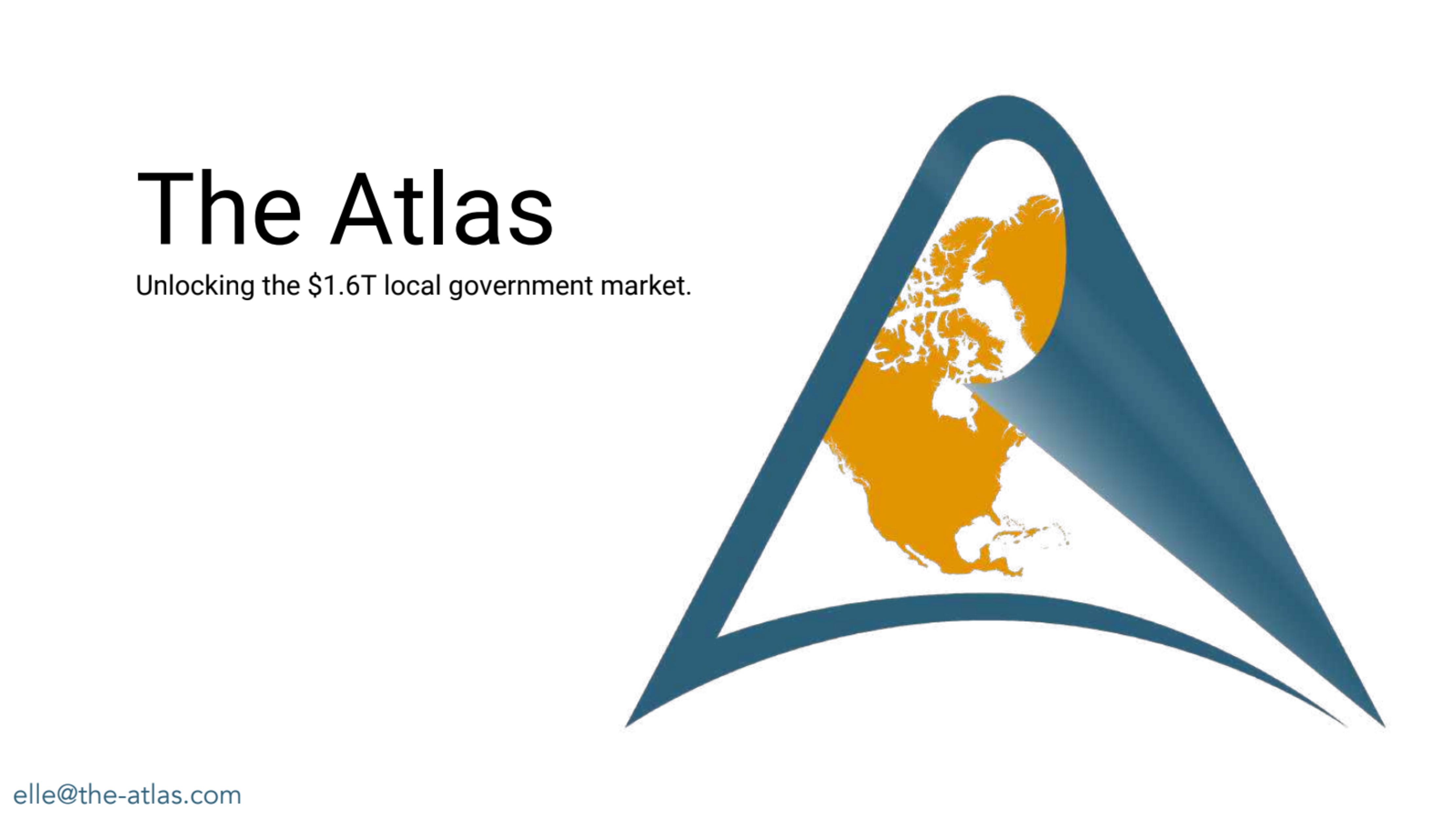 The Atlas pitch deck cover