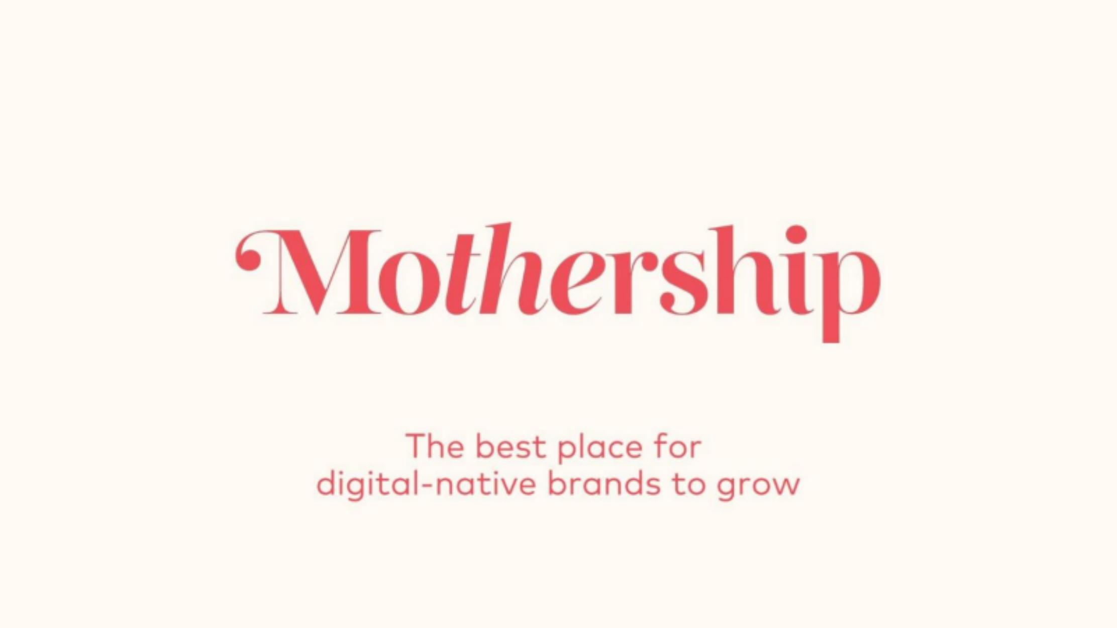 The Mothership pitch deck cover