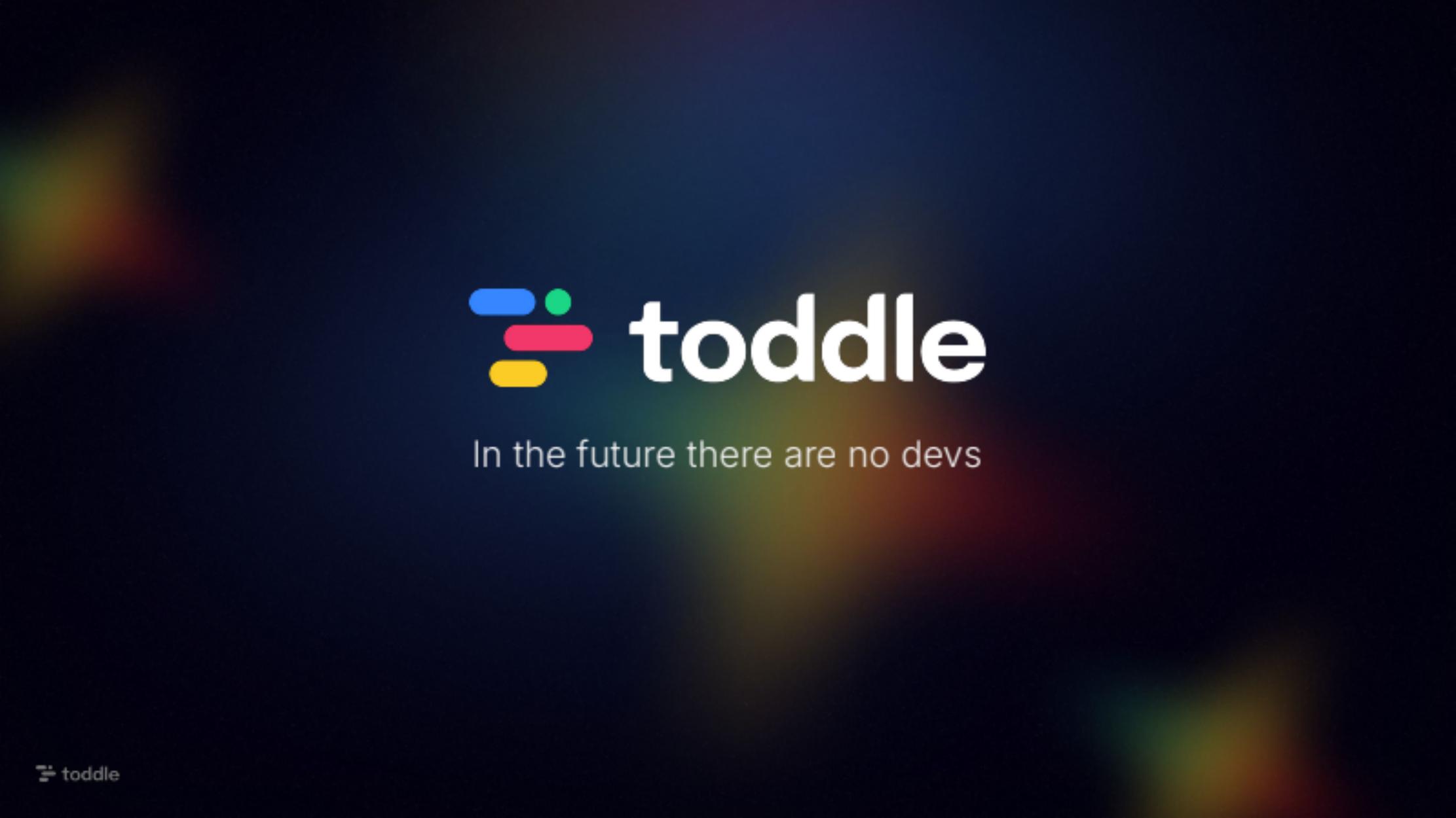 Toddle pitch deck cover