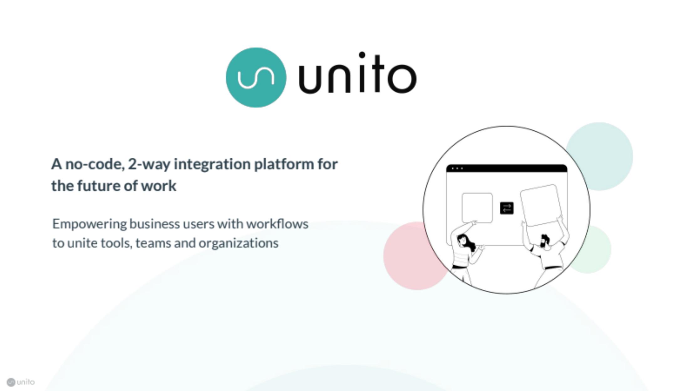 Unito pitch deck cover