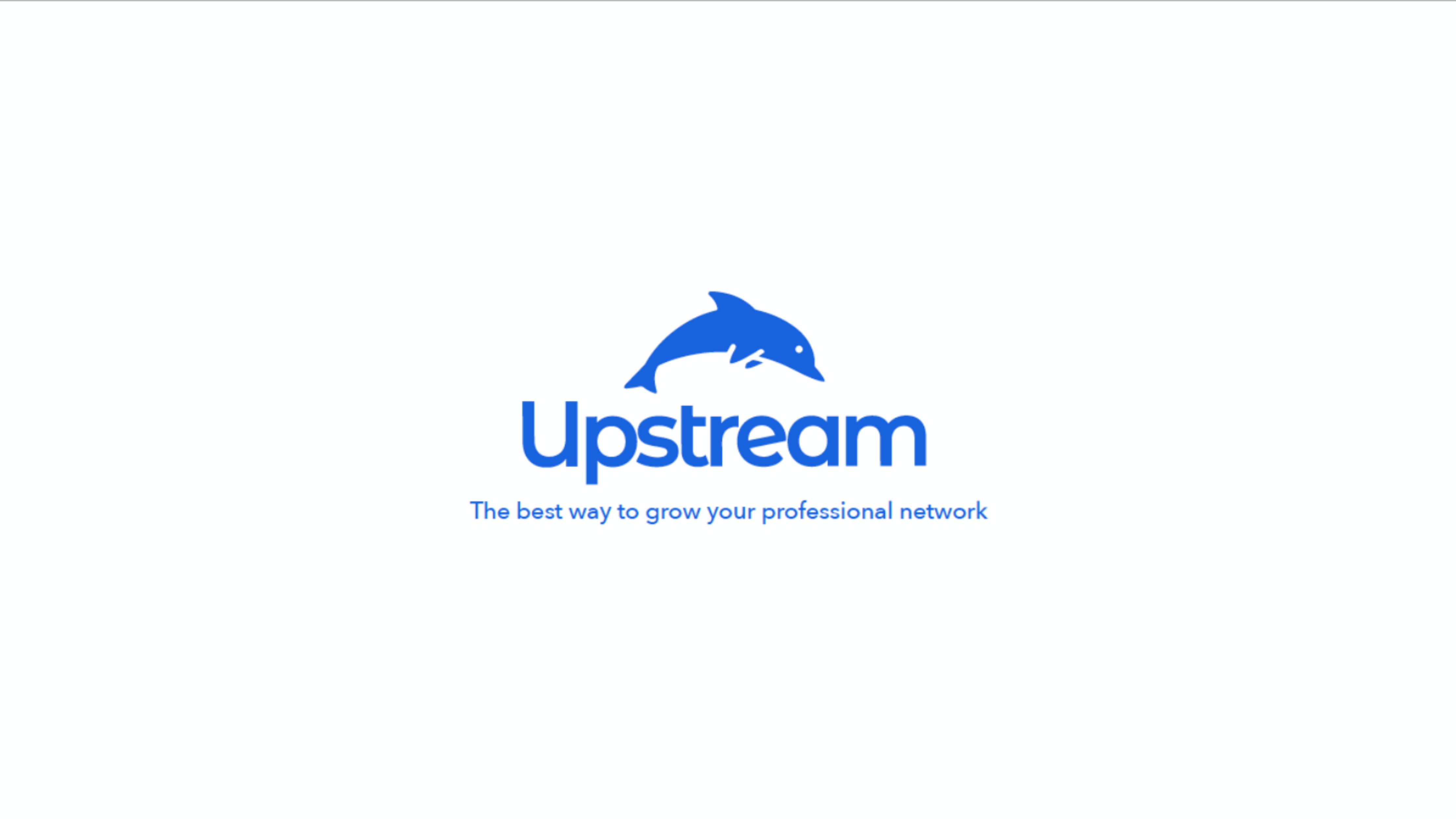 Upstream pitch deck cover