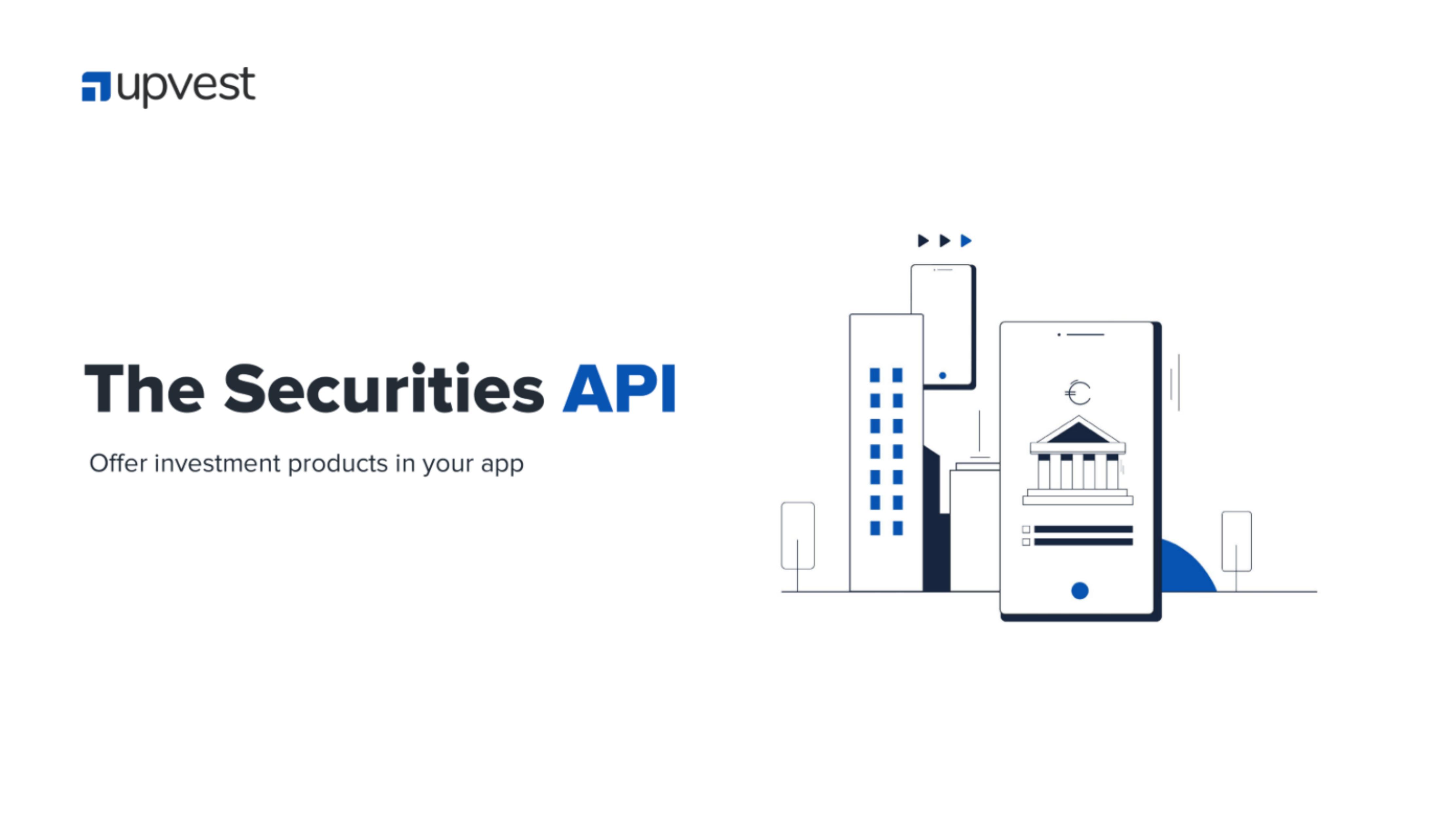 Upvest pitch deck cover