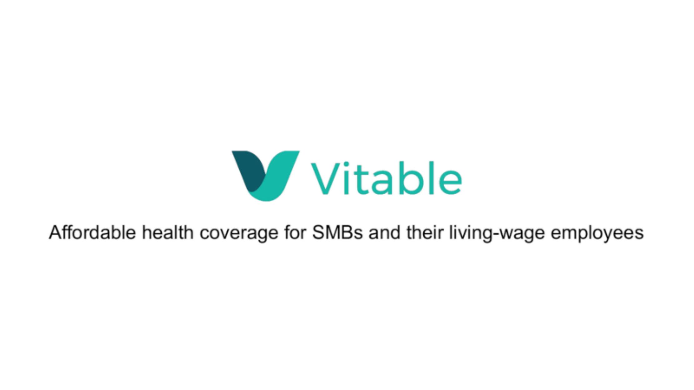 Vitable Health pitch deck cover