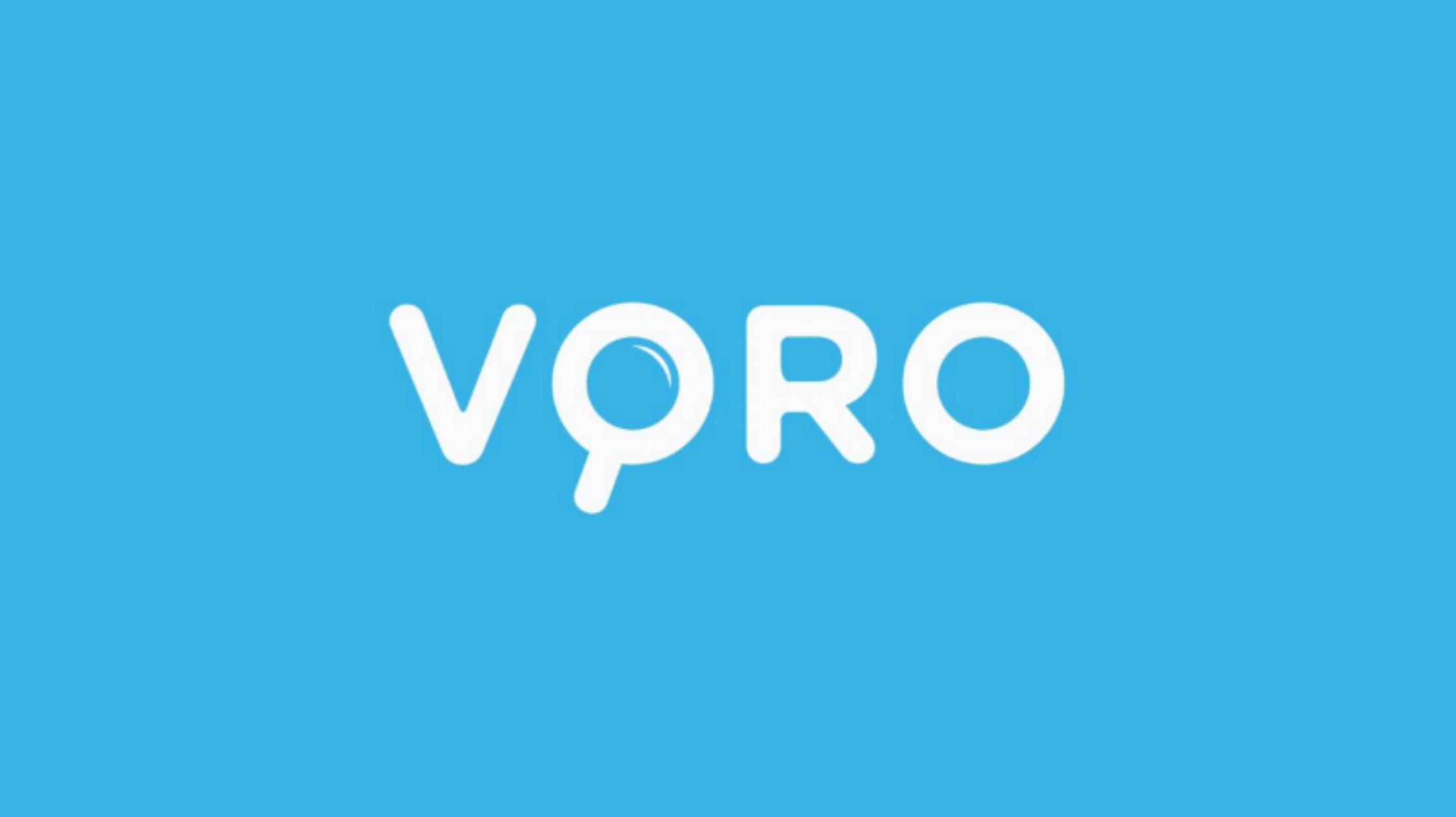 Voro pitch deck cover
