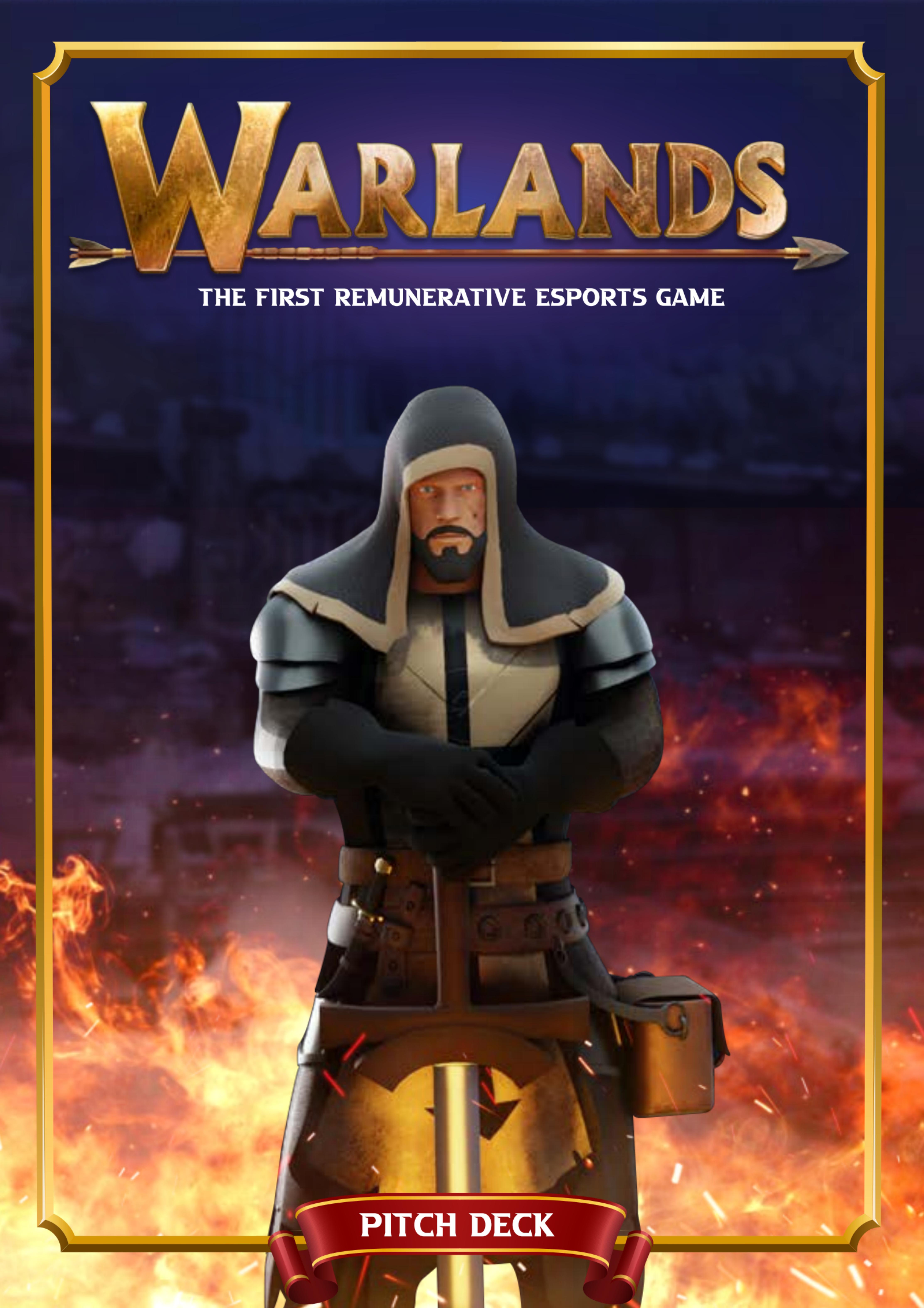 Warlands pitch deck cover