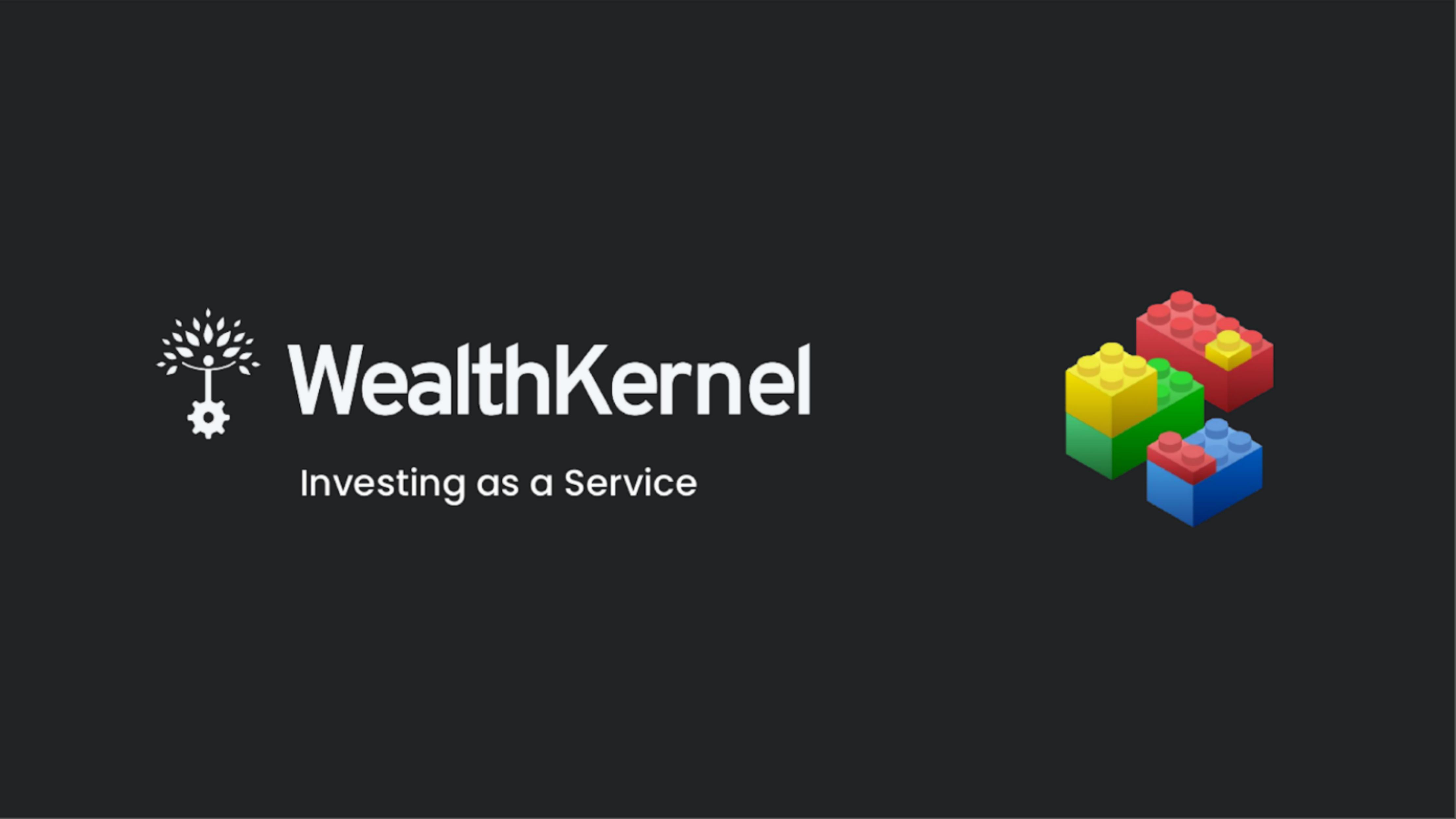 WealthKernel pitch deck cover