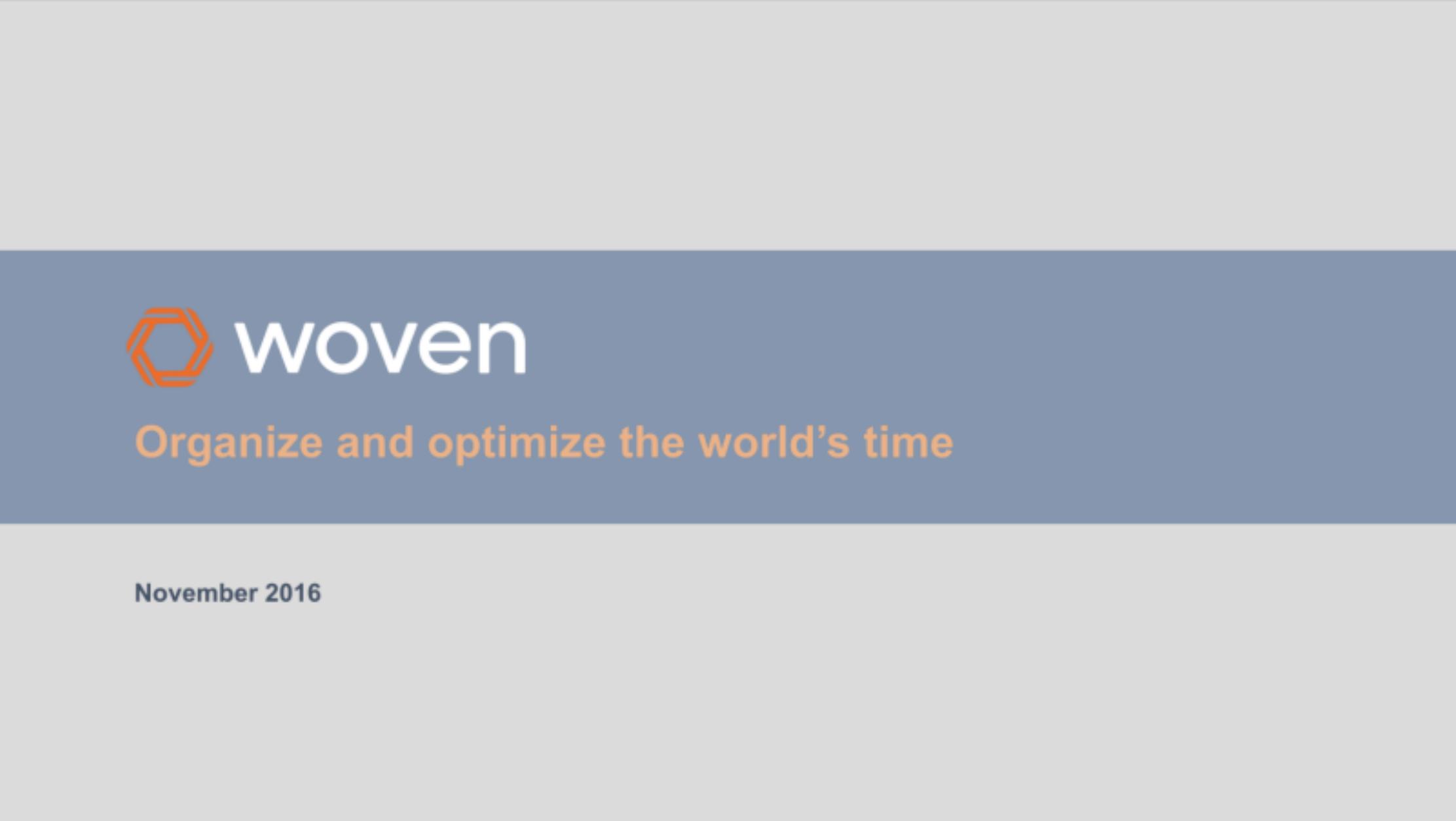 Woven pitch deck cover