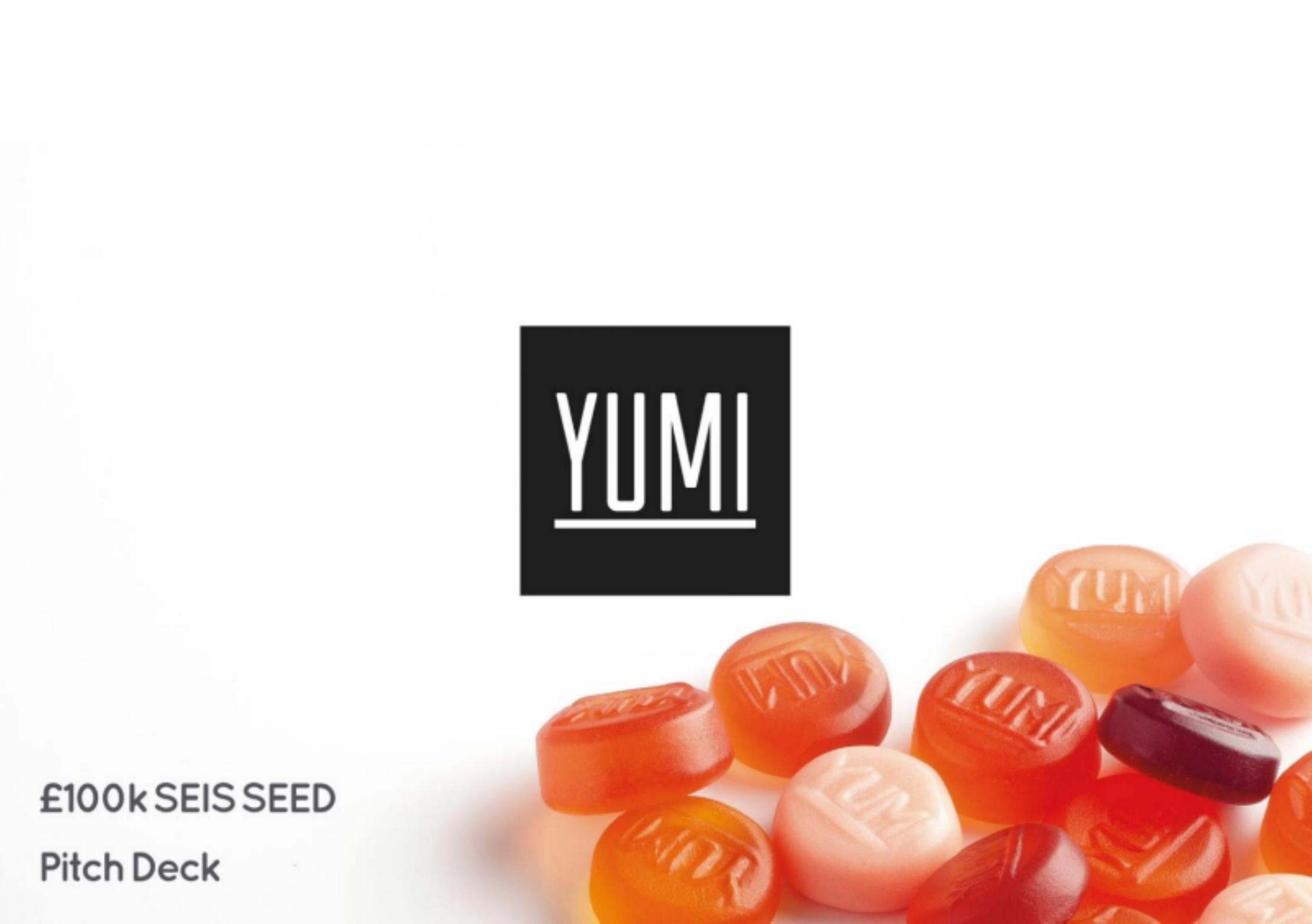 Yumi Nutrition pitch deck cover